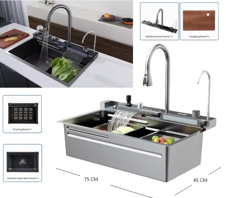BACHA DE COCINA INTELIGENTE BH-7545