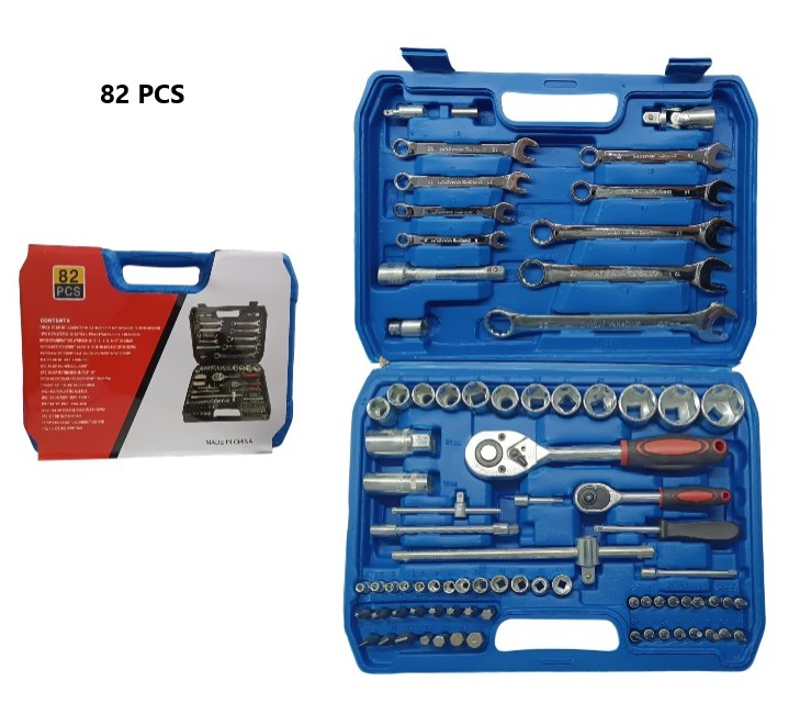 SET DE LLAVE TUBO 82PCS