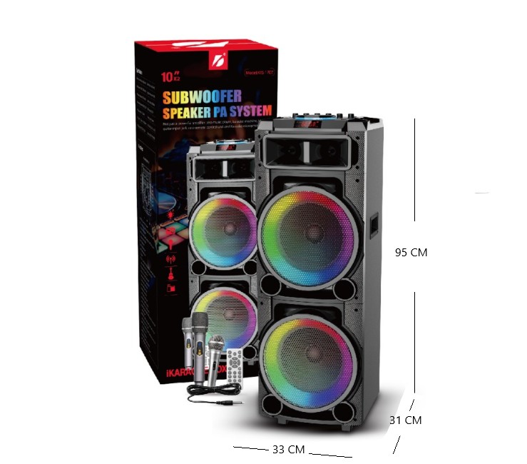 PARLANTE TORRE BT RGB 10X2
