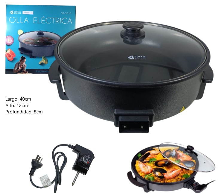 OLLA ELECTRICA REDONDA 8LT 1300W