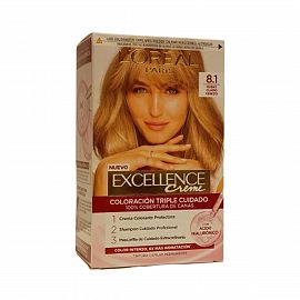Excellence Rubio Claro Ceniza Tono 8.1 Kit x1