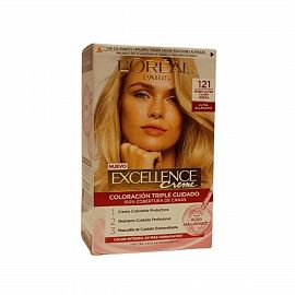 Excellence Rubio Ultra Claro Ceniza Tono 121 Kit x1