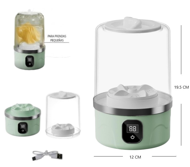 [PREITACC0259] MINI LAVADORA PORTATIL RECARGABLE