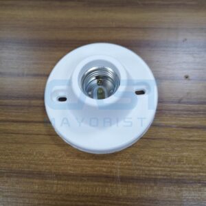 PORTALAMPARA RECTO FLORON BLANCO (PRT354) -STARBOX