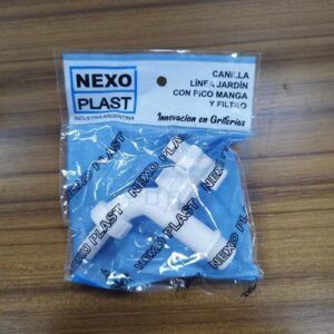 CANILLA 1/2″ C/ PICO MANGA Y FILTRO -NEXO PLAST