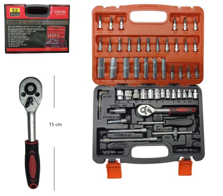 [PREIT130T03] SET DE LLAVE TUBO 53PCS