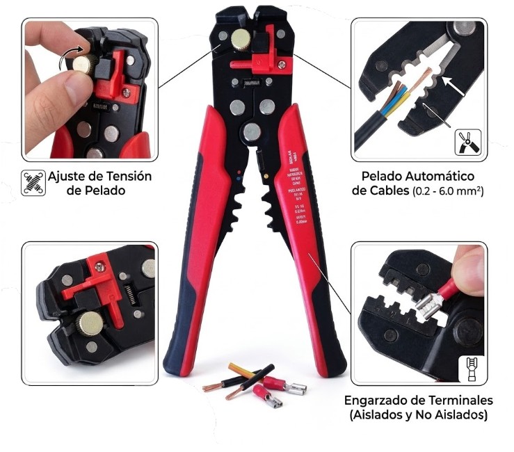 PINZA CRIMPEADORA PELA CABLE