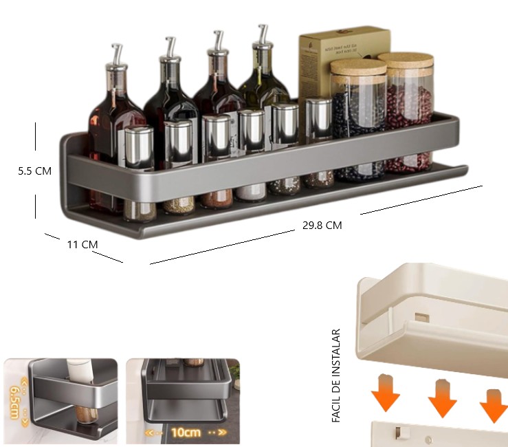 ORGANIZADOR FLOTANTE PARA COCINA
