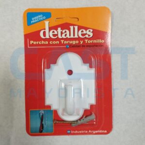 PERCHA C/ TARUGO Y TORNILLO (734)