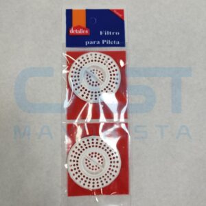 FILTRO P/ PILETA X2 PVC BLANCO (752)