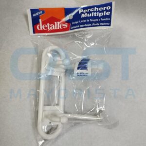 PERCHERO MULTIPLE 2 GANCHOS (743)