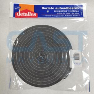 BURLETE AUTOADH P/ PUERTAS VENTANAS 4M 20X10MM (79