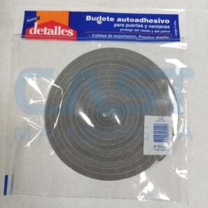 BURLETE AUTOADH P/ PUERTAS VENTANAS 4M 10X10MM (79