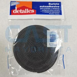 BURLETE AUTOADH P/ PUERTAS VENTANAS 4M 20X6MM (794