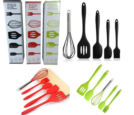 SET DE UTENSILIOS DE COCINA DE SILICON SAA125-02