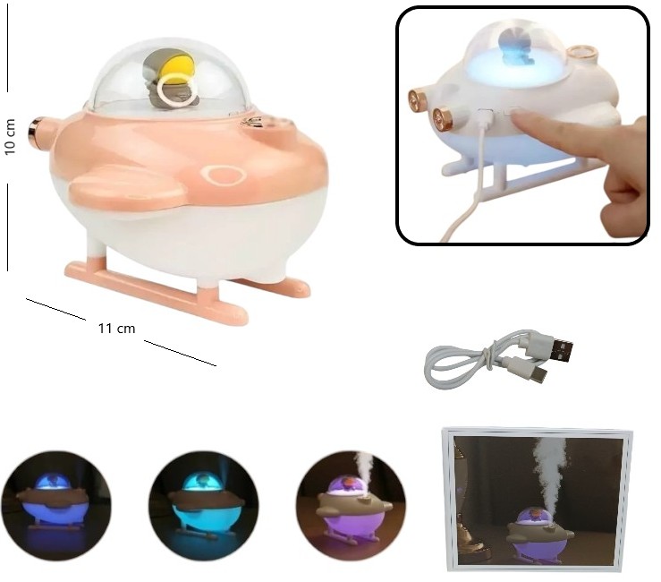 [PREITHMF91066] HUMIDIFICADOR MINI ASTRONAUTA AVIÓN CL18
