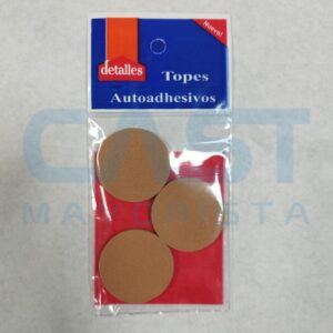 TOPE MADERA AUTOADHESIVOS X3 REDONDO (799)
