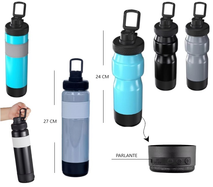 TH-28B BOTELLA DEPORTIVA CON PARLANTE CH-M836