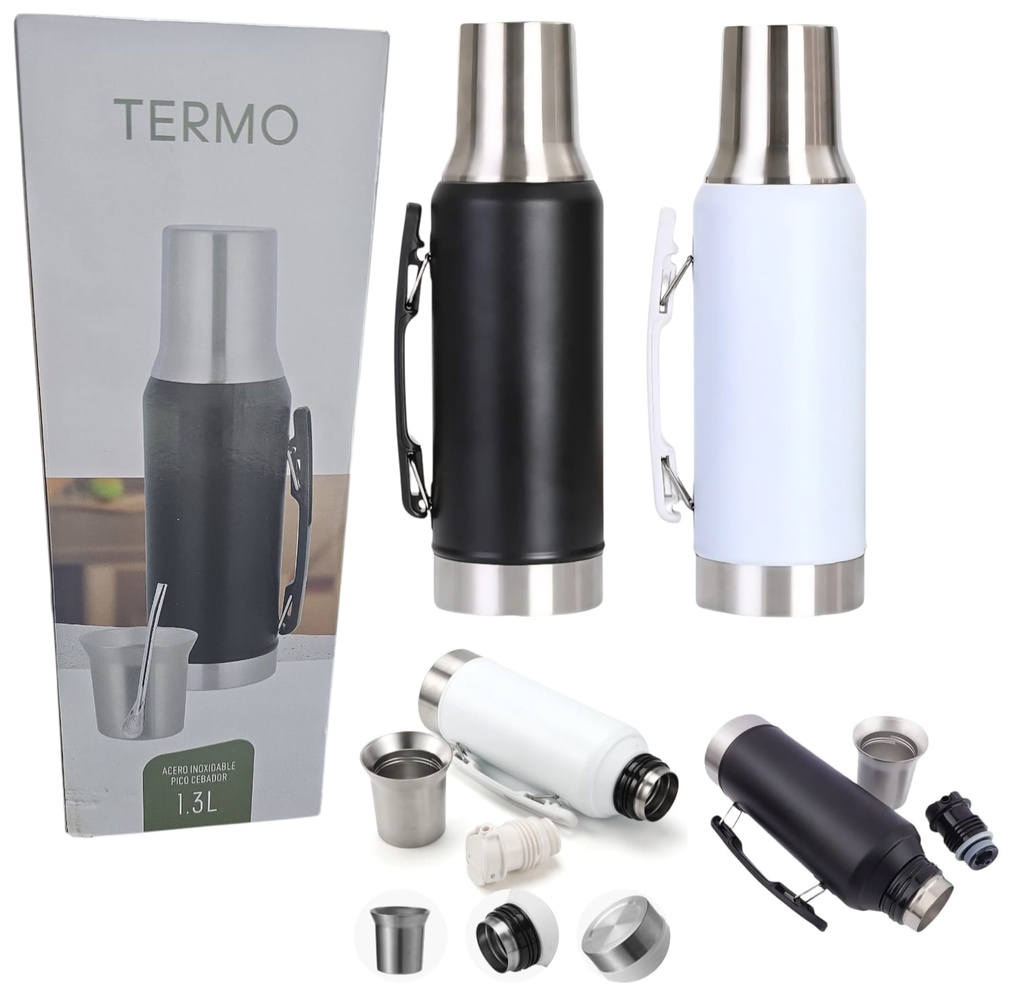 TERMO 1L CON MATE Y MANIJA