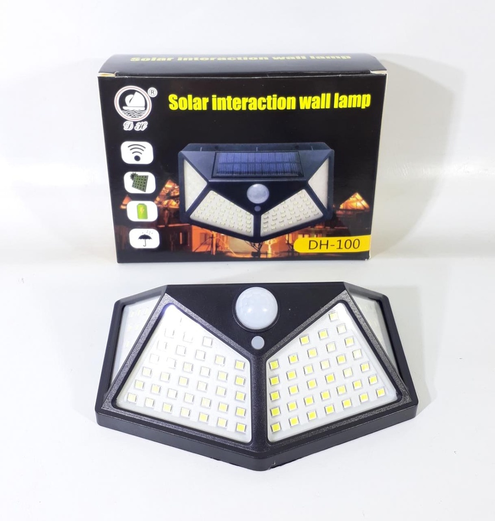 [PREITDH100] LAMPARA CON PANEL SOLAR YX-100 BK-100