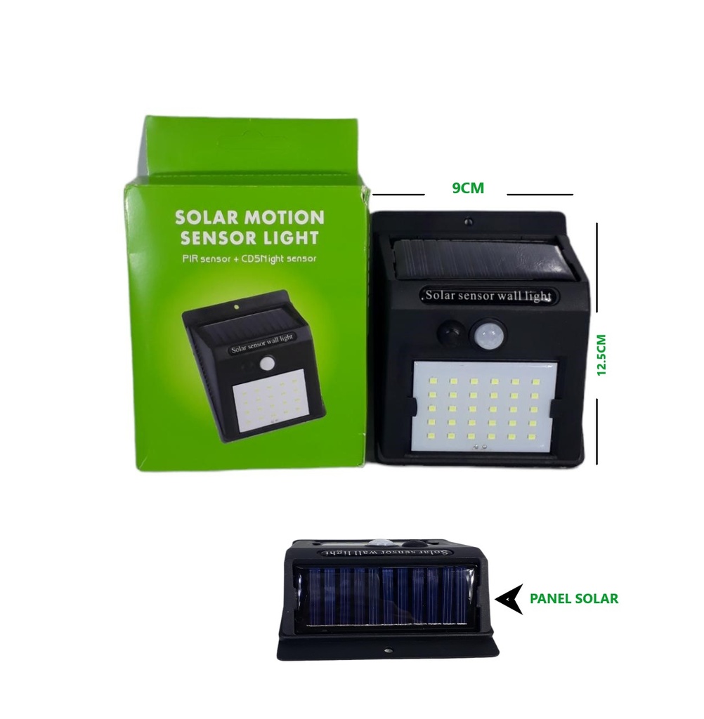 KM-6030 REFLECTOR SOLAR CON SENSOR 30LED