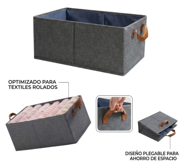 CESTA ORGANIZADOR DE ROPA