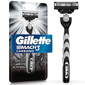 Gillete Mach3 Carbono Reutilizable