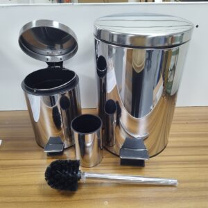 [PRECTRESPWB1001] SET X2 RECI. DE RESIDUO 3L+12L C/ CEPILLO ACERO