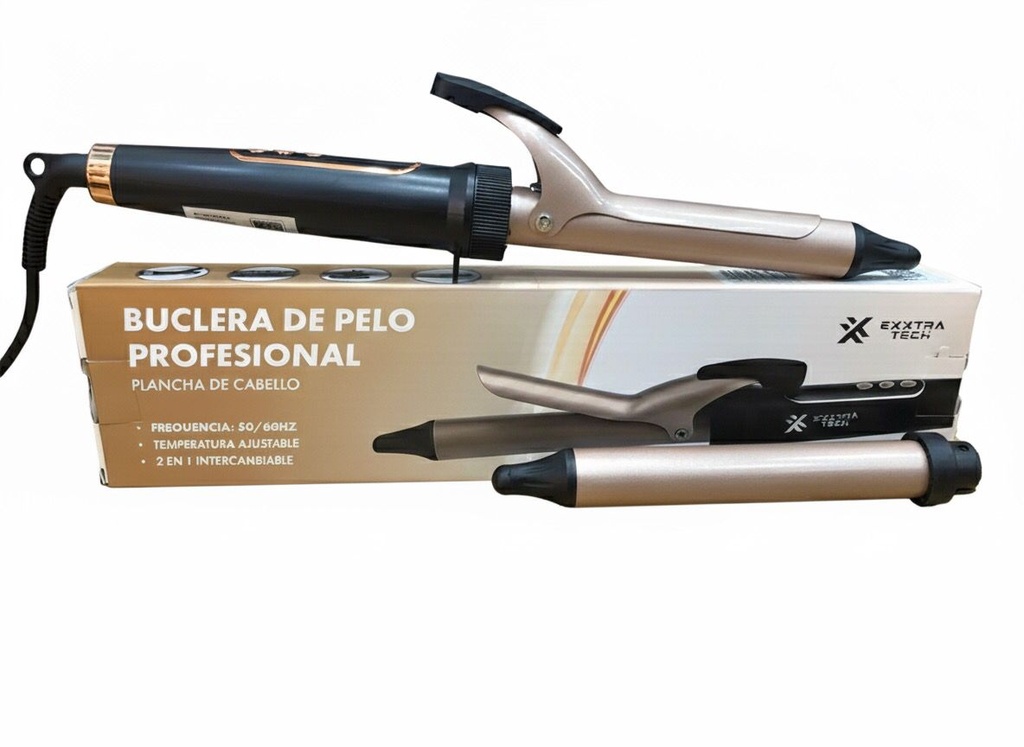BUCLERA DE PELO PROFESIONAL 2 EN 1