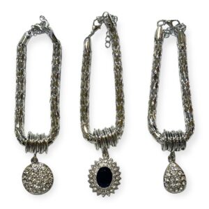 PULSERA DE ACERO CON STRASS – 22562