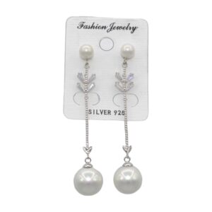 AROS DE PLATA CON STRASS- 22609/10