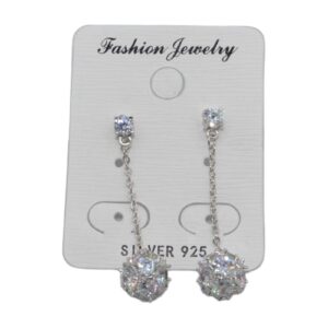 AROS DE PLATA CON STRASS – 22609/13