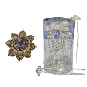 HORQUILLA DE STRASS POR 12 UNIDADES – 22739/3