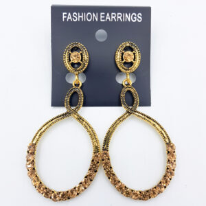 AROS DE METAL CON STRASS – 22552/8