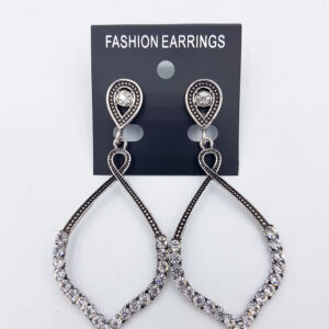 AROS DE METAL CON STRASS – 22552/10