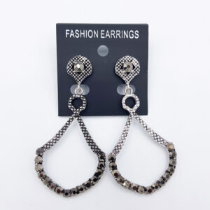 AROS DE METAL CON STRASS – 22552/11