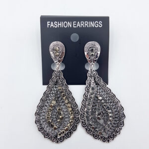 AROS DE METAL CON STRASS – 22552/13