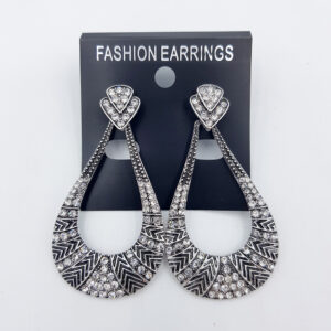 AROS DE METAL CON STRASS – 22552/18