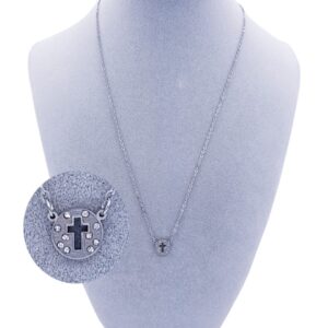 COLLAR Y DIJE DE ACERO QUIRÚRGICO – 22503/6