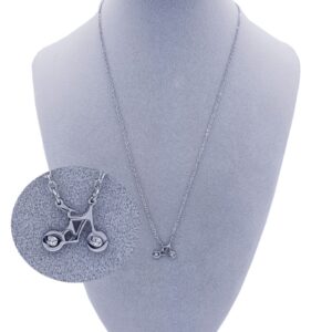 COLLAR Y DIJE DE ACERO QUIRÚRGICO – 22503/12