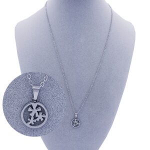 COLLAR Y DIJE DE ACERO QUIRÚRGICO – 22503/15