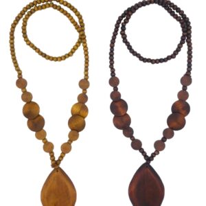 COLLAR DE MADERA POR 12 UNIDADES – 22561/1