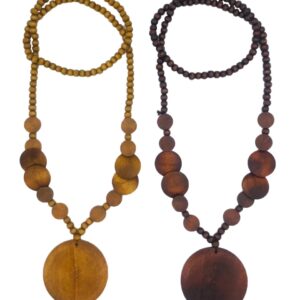 COLLAR DE MADERA POR 12 UNIDADES – 22561/3