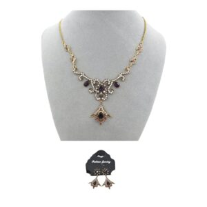 CONJUNTO DE COLLAR Y AROS – 22544/2