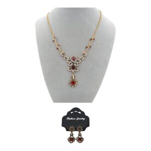 CONJUNTO DE COLLAR Y AROS – 22544/5
