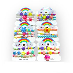 SET PULSERAS POR 12 CARD – 22743/3