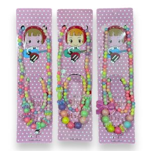 SET COLLAR Y PULSERA INFANTIL X 12 CARD – 22809/8