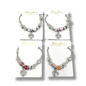 PULSERA ESTILO PANDORA DE METAL X 4 PCS – 22818/7