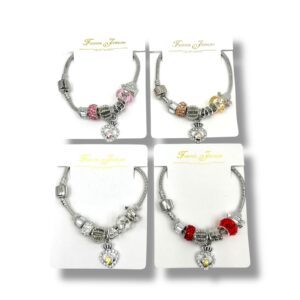 PULSERA ESTILO PANDORA DE METAL X 4 PCS – 22818/8