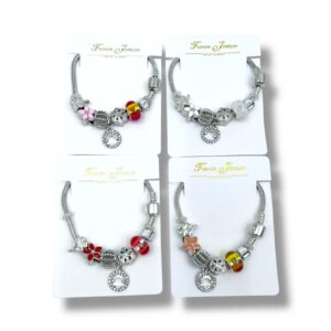 PULSERA ESTILO PANDORA DE METAL X 4 PCS – 22818/9